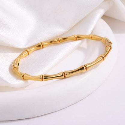 Anti-Tarnish Gold-Plated South Korean Styled Stainless Steel Bracelet - Wholesale