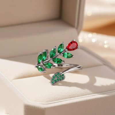 Anti-Tarnish Stainless Steel Silver-Plated Multicolor Contemporary Adjustable Ring - Wholesale